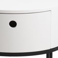 Noční stolek Polo, 51 cm, MDF, bílá - 4