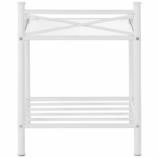 Noční stolek Saro, 61 cm, bílá - 2