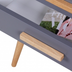 Noční stolek se zásuvkami Scanio, 50 cm - 6