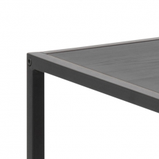Noční stolek Seaford, 63 cm, MDF, černá - 3