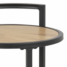 Noční stolek Seashell, 65 cm, dub - 3