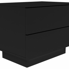 Noční stolek Sela, 55 cm, černá - 1