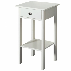 Noční stolek Tange, 70 cm, bílá - 3