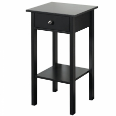 Noční stolek Tange, 70 cm, černá - 3