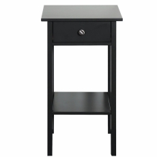 Noční stolek Tange, 70 cm, černá - 4