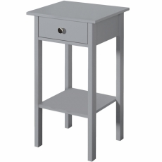 Noční stolek Tange, 70 cm, šedá - 2