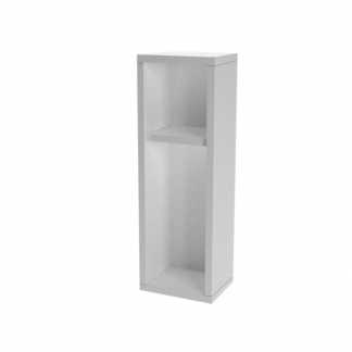 Noční stolek Turra, 65 cm, bílá