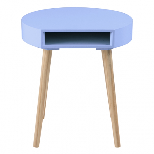 Nočný / odkladací stolík Ora, modrá - 1