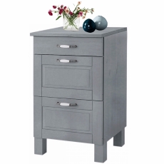 Nočný stolík Albert, 85 cm, sivá - 2