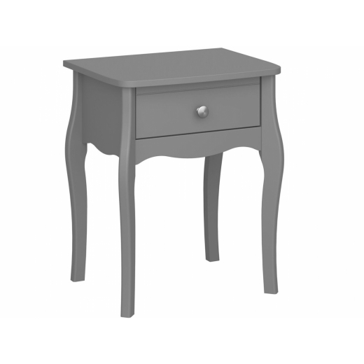 Nočný stolík Baroq, 55 cm, sivá - 1