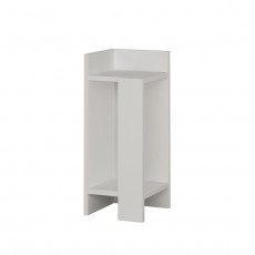 Nočný stolík Elos, 60 cm, biela - 1