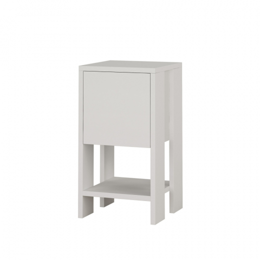Nočný stolík Ema, 55 cm, biela - 1