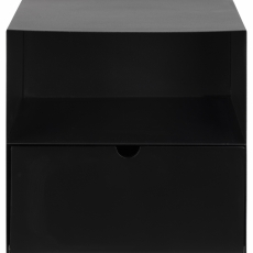 Nočný stolík Joilet, 30 cm, MDF, čierna - 2