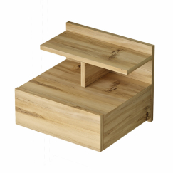 Nočný stolík Lavin, 32 cm, dub