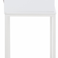 Nočný stolík Mitra, 62 cm, MDF, biela - 7