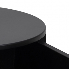 Nočný stolík Polo, 51 cm, MDF, čierna - 6