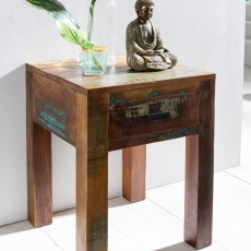 Nočný stolík s recyklovaného dreva Kalkutta, 55 cm, mango - 1