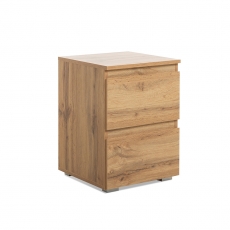 Nočný stolík so zásuvkami Picture, 55 cm, medový dub - 1