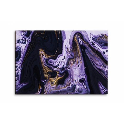 Obraz Abstrakce fialová, 90x60 cm - 1