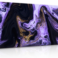 Obraz Abstrakce fialová, 90x60 cm - 3