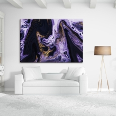 Obraz Abstrakce fialová, 90x60 cm - 2