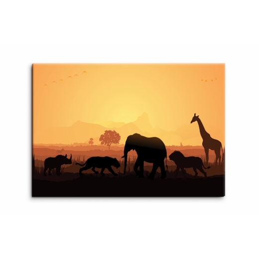 Obraz Africké safari, 120x80 cm - 1