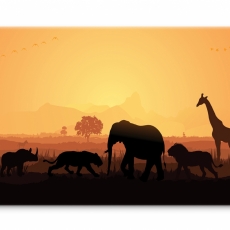 Obraz Africké safari, 150x100 cm - 1