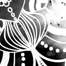 Obraz Atypická černobílá mandala, 150x90 cm - 4