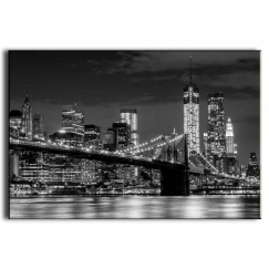 Obraz Brooklyn bridge Manhattan, 120x80 cm