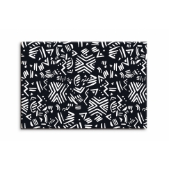 Obraz Černobílá abstrakce, 150x100 cm