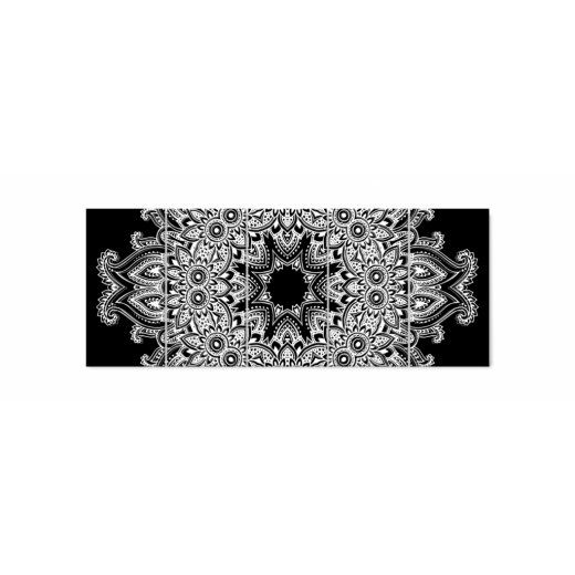 Obraz Čiernobiela mandala, 150x60 cm - 1