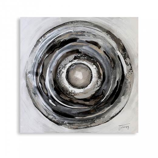 Obraz Circle 80 cm, olej na plátně - 1