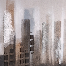 Obraz City, 120 cm, olej na plátně - 3