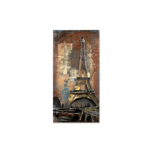 Obraz Eiffel Tower na kove, 120 cm, olej na plátne - 1