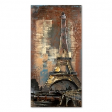 Obraz Eiffel Tower na kove, 120 cm, olej na plátne - 1