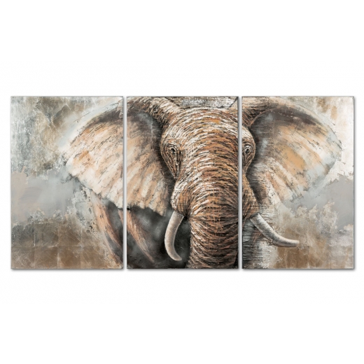Obraz Elephant, 195 cm, olej na plátně - 1