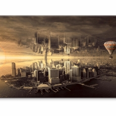 Obraz Fantasy New York, 120x55 cm - 1