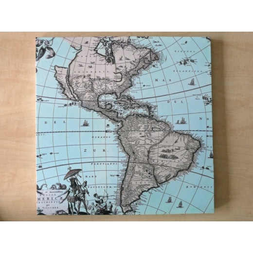 Obraz Historická mapa I., 50x50 cm - 1