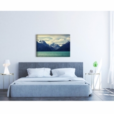 Obraz Hory a jazero, 120x80 cm - 1