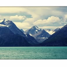 Obraz Hory a jazero, 60x40 cm - 1