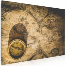 Obraz Kompas na mape, 60x40 cm - 3
