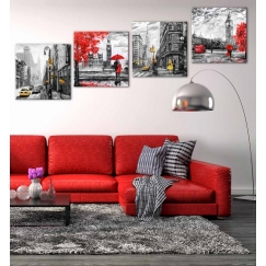 Obraz krásy velkoměsta II, 80x80 cm