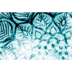 Obraz Ledové modrá mandala, 120x40 cm - 4