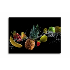 Obraz Letiace ovocie, 90x60 cm