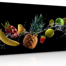 Obraz Letící ovoce, 90x60 cm - 3