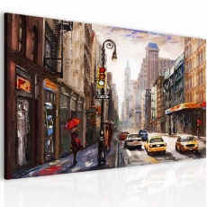 Obraz Maľovaná ulica, 120x80 cm - 3