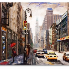 Obraz Maľovaná ulica, 120x80 cm - 1