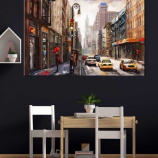 Obraz Maľovaná ulica, 150x100 cm - 2
