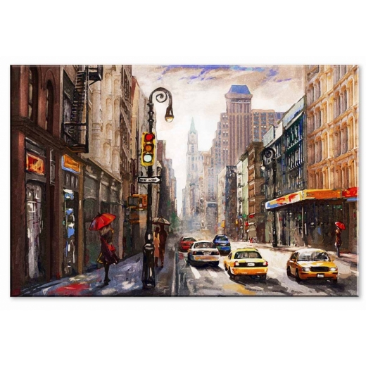 Obraz Maľovaná ulica, 30x20 cm - 1