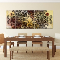 Obraz Mandala na akvarelu, 150x60 cm - 2